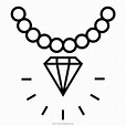 Dibujo De Collar De Diamantes Para Colorear - Ultra Coloring Pages