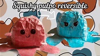 Como hacer un pulpo reversible (squishy de papel) - YouTube
