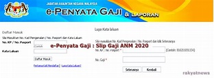 e-Penyata Gaji: Slip Gaji ANM 2022 - Rakyat News