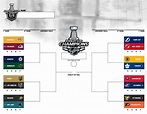 Printable Stanley Cup Playoff Brackets 2021, Proposed Nhl 24 Team ...