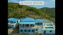 Large Hilltop Villa St. Croix Virgin Islands Sea View Pool Guesthouse ...