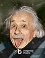 Albert Einstein sticking his tongue out, 1951 ( photo) by Sasse, Arthur ...