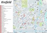Krefeld Tourist Map - Ontheworldmap.com