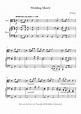 Wagner, Richard - Wedding March Sheet music for Viola - 8notes.com