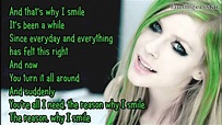 Avril Lavigne - Smile [lyrics] - YouTube