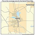 Aerial Photography Map of Huttig, AR Arkansas