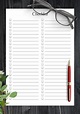 Printable Lists Template Stay On Top Of Important Tasks And Essential ...