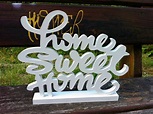 Letras de madera home sweet home personalizado - Artesanum