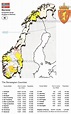 Map of Kingdom of Norway | PlanetWare