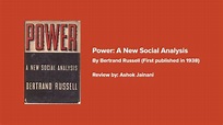 Power: A New Social Analysis By Bertrand Russell (First Published In ...