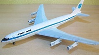 Panam Boeing 707 Papercraft - YouTube