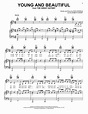 Lana Del Rey "Young And Beautiful" Sheet Music Notes | Download ...