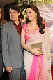 Madhuri Dixit with husband Sriram Nene at wedding reception of Suraj ...