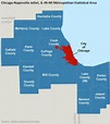 Zip Code Map Of Chicago Metropolitan Area - Map