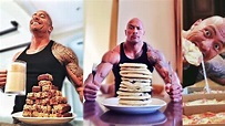 Dwayne "The Rock" Johnson Eating | Diet for Movie Roles | Top healthy ...