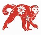 monkey chinese zodiac animal 16927862 Vector Art at Vecteezy