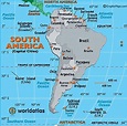 South America Capital Cities Map - Map of South America Capital Cities ...