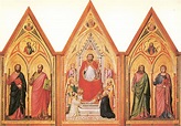 Giotto di Bondone - Polyptych Stefaneschi, back-12 Inch BY 18 Inch ...