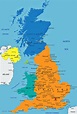 Cities map of Great Britain - OrangeSmile.com