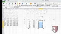 Tabla de frecuencias en Excel para datos agrupados - YouTube