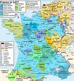 Kingdom of France in year 1477 - Vivid Maps