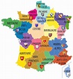 Mapa de las 'regiones' francesas France Map, France Travel, Paris ...
