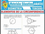 Elementos de la Circunferencia para Tercer Grado de Secundaria