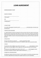 40+ Simple Loan Agreement Templates [FREE] ᐅ TemplateLab