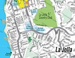 La Jolla Map with Street Index, San Diego County, CA – Otto Maps
