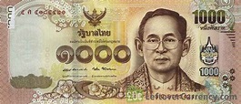 current Thai Baht banknotes - Exchange yours now