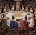 Arthurian legend, the knights of the round table Painting by European ...
