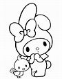 Desenhos de My Melody para Colorir, Pintar e Imprimir - ColorirOnline.Com