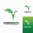 Premium Vector | Hummingbird logo design vector template