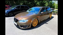 Seat Exeo ST Sports Tourer lowered tuning show car Radi8 wheels station ...