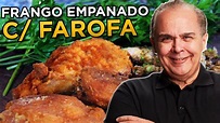 Frango Empanado Com Farofa Do Chef Taico