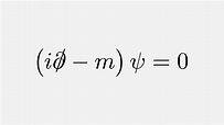 L’Equation de Paul DIRAC