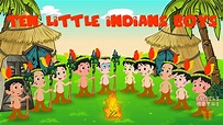 Ten Little Indians Boys | Kids Nursery Rhymes | By Little Rhyme Box ...