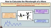 How to Calculate the Wavelength of a Wave When Wave Speed and Frequency ...