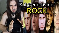 Cuáles son los Subgéneros del ROCK? - YouTube