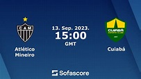 Atlético Mineiro vs Cuiabá live score, H2H and lineups | Sofascore