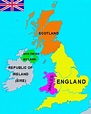 Map Of England Scotland And Wales