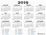 Printable Calendars For A More Floral 2019 Free Print - vrogue.co