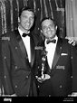Burt Lancaster and Harold Hecht with Oscar for Best Picture for MARTY ...