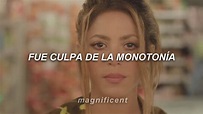 Shakira, Ozuna - Monotonía (Letra/Lyrics) Fue culpa de la monotonía ...