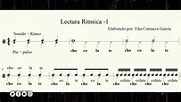Cómo leer y escribir Ritmos Musicales | lección N°01 - YouTube