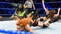 Charlotte Flair, Becky Lynch & Naomi vs. The Riott Squad: SmackDown ...