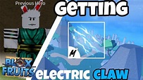 I FINALLY GOT *ELECTRIC CLAW* FIGHTING STYLE IN BLOX FRUIT || ROBLOX ...