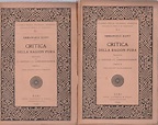 Critica della ragion pura by Kant I.: paperback (1945) | Libreria Parnaso