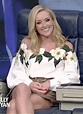 WornOnTV: Jane Krakowski’s white floral blouse and khaki shorts on Live ...