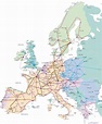 Europe Rail Map - Europe • mappery